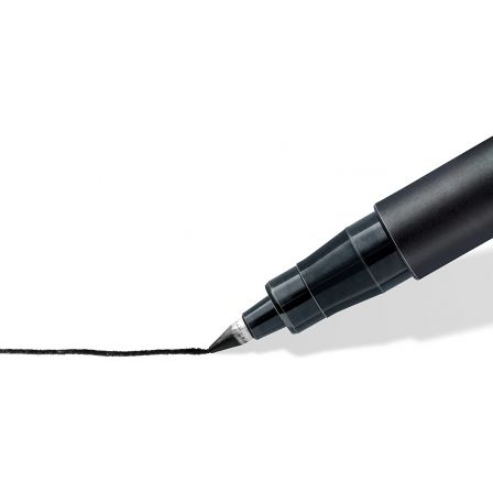 Staedtler Lumocolor 318-9 Rotuladores Permanentes Negro Punta Fina, Set de 10 Staedtler Lumocolor 318-9 Rotuladores Permanentes Negro Punta Fina, Set de 10